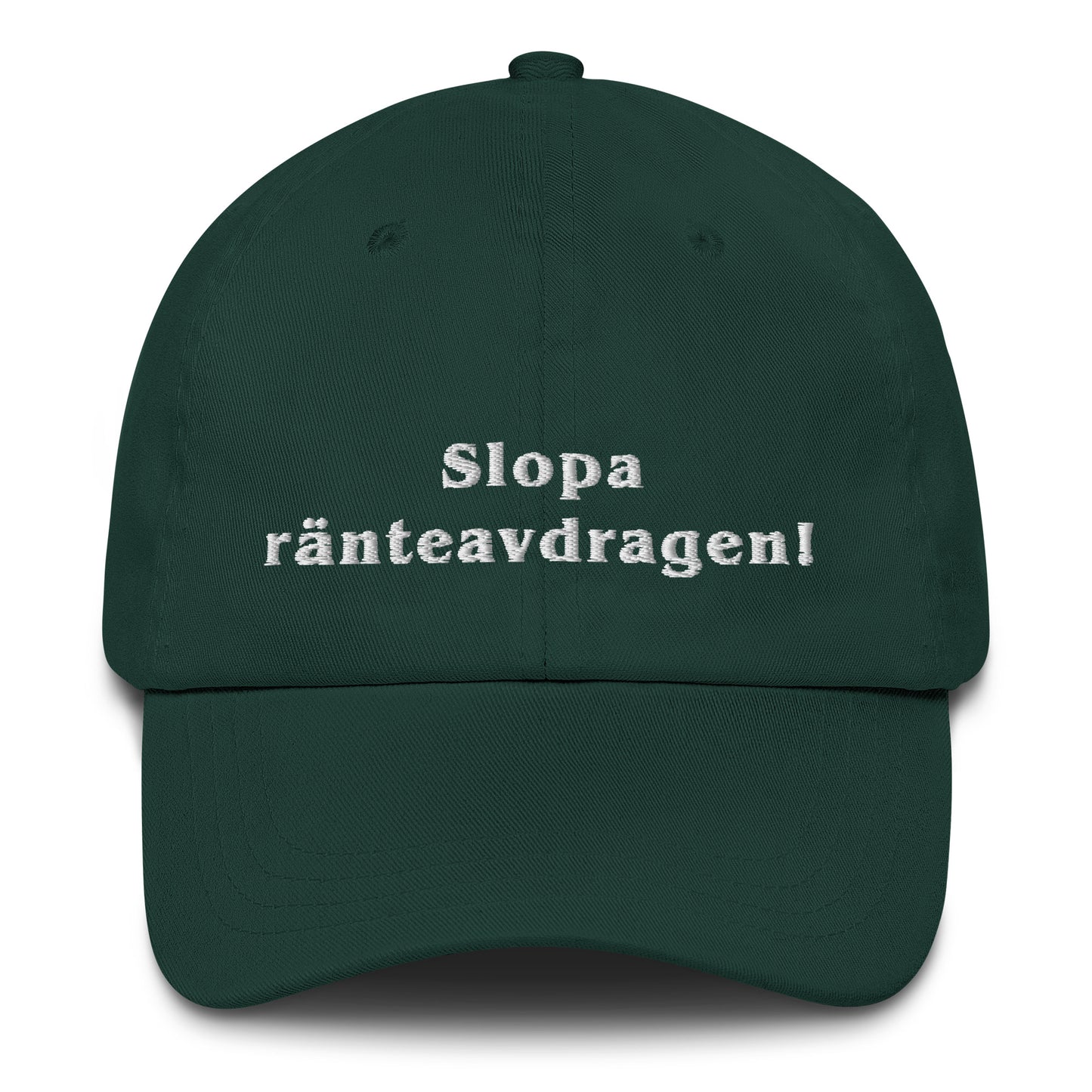 Slopa ränteavdragen