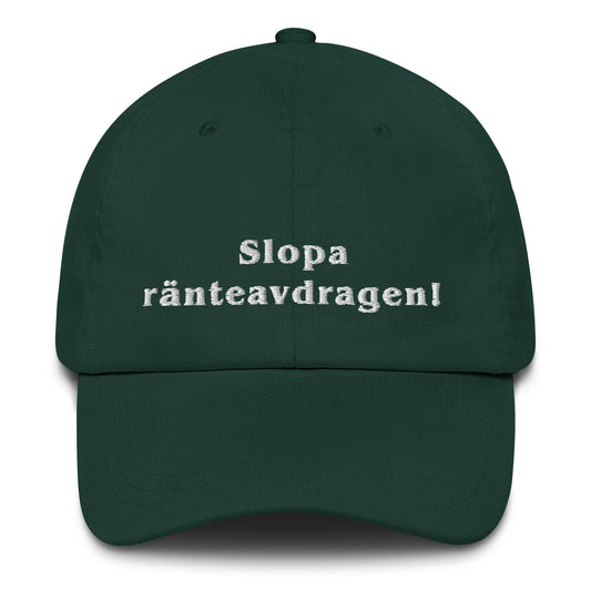 Slopa ränteavdragen